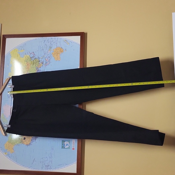 CITADIN MICRO ULTRA LOW RISE SLANT POCKET DRESS BLACK PANT - Picture 14 of 15